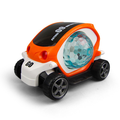 3D Music&Light Toy Car Electric Universal Rotating Colorful Music Car Kids Baby Education toy